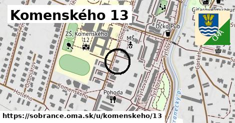 Komenského 13, Sobrance