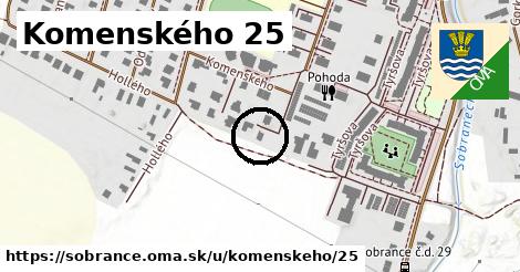 Komenského 25, Sobrance