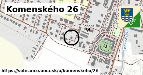 Komenského 26, Sobrance