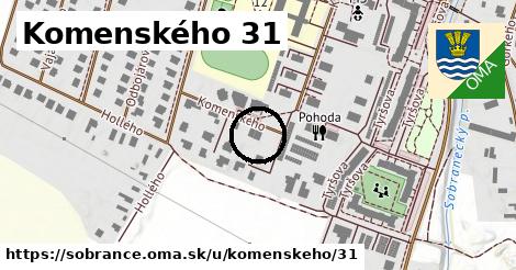 Komenského 31, Sobrance