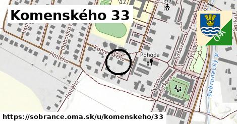 Komenského 33, Sobrance