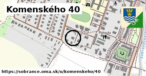 Komenského 40, Sobrance