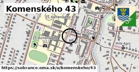 Komenského 43, Sobrance