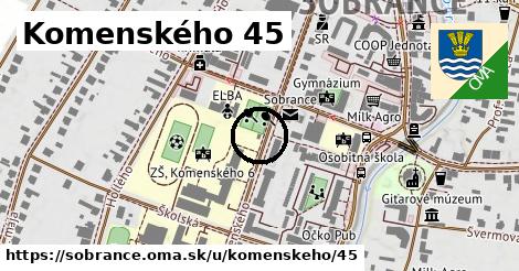 Komenského 45, Sobrance