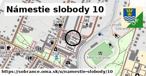 Námestie slobody 10, Sobrance