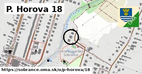 P. Horova 18, Sobrance