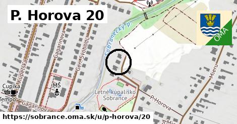 P. Horova 20, Sobrance