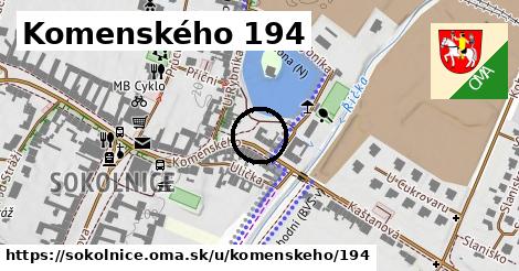 Komenského 194, Sokolnice