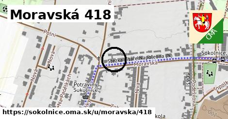 Moravská 418, Sokolnice