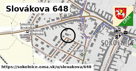 Slovákova 648, Sokolnice