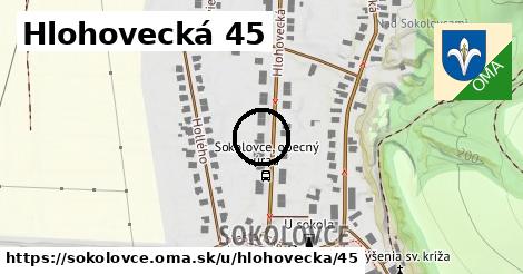 Hlohovecká 45, Sokolovce