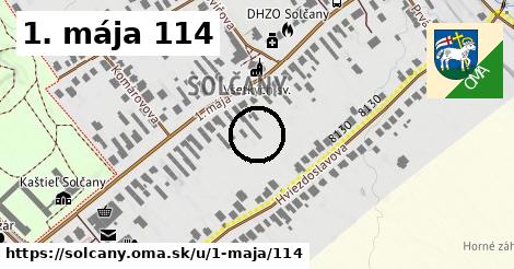 1. mája 114, Solčany