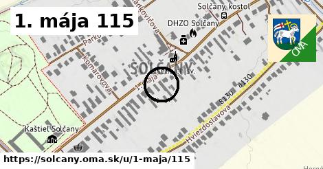 1. mája 115, Solčany