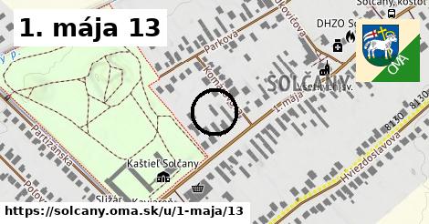 1. mája 13, Solčany