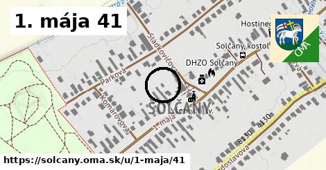 1. mája 41, Solčany