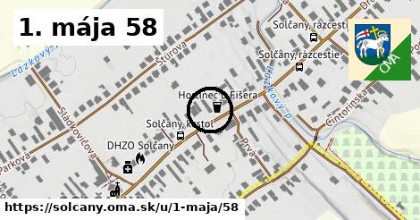 1. mája 58, Solčany