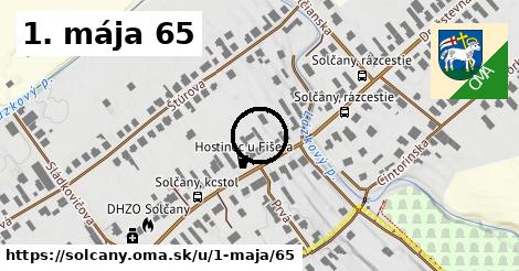 1. mája 65, Solčany