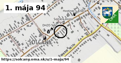 1. mája 94, Solčany
