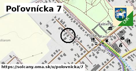 Poľovnícka 7, Solčany