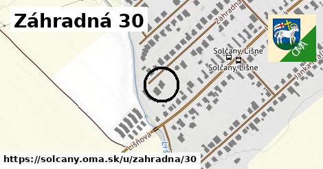 Záhradná 30, Solčany