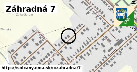 Záhradná 7, Solčany