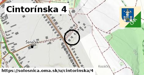 Cintorínska 4, Sološnica