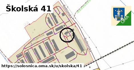 Školská 41, Sološnica