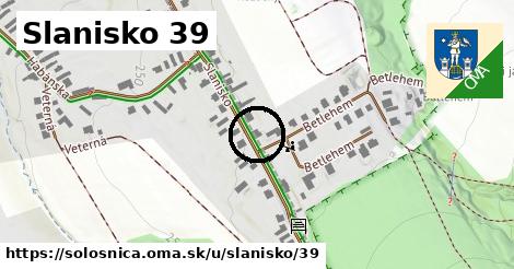 Slanisko 39, Sološnica