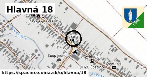 Hlavná 18, Špačince