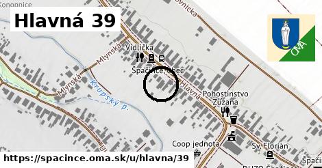 Hlavná 39, Špačince