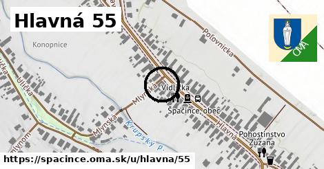 Hlavná 55, Špačince