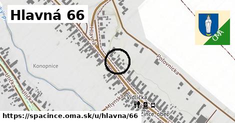 Hlavná 66, Špačince