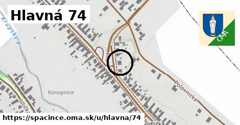 Hlavná 74, Špačince