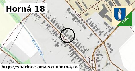 Horná 18, Špačince