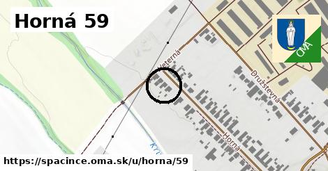 Horná 59, Špačince