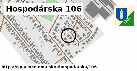 Hospodárska 106, Špačince