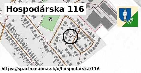 Hospodárska 116, Špačince