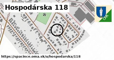 Hospodárska 118, Špačince
