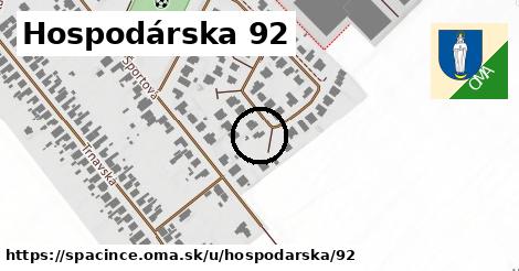 Hospodárska 92, Špačince