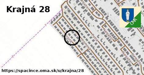 Krajná 28, Špačince