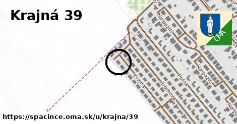 Krajná 39, Špačince