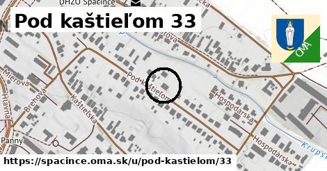 Pod kaštieľom 33, Špačince