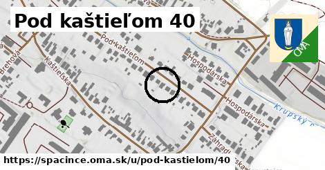 Pod kaštieľom 40, Špačince