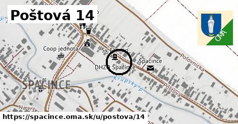 Poštová 14, Špačince
