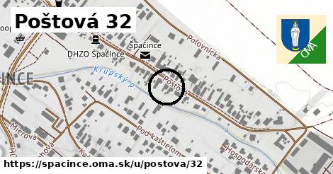 Poštová 32, Špačince