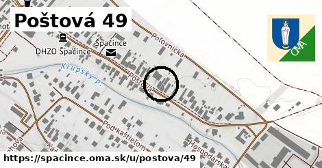 Poštová 49, Špačince