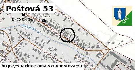 Poštová 53, Špačince