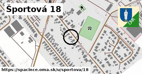 Športová 18, Špačince