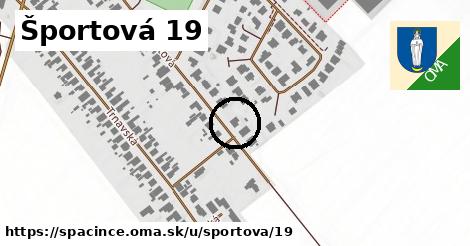 Športová 19, Špačince