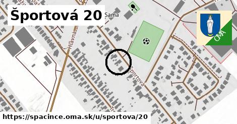 Športová 20, Špačince